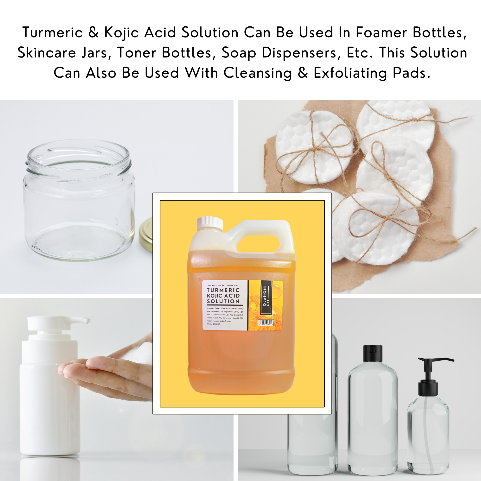1 Gallon Turmeric & Kojic Solution