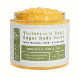 Turmeric & Kojic Sugar Body Scrub 18 Oz