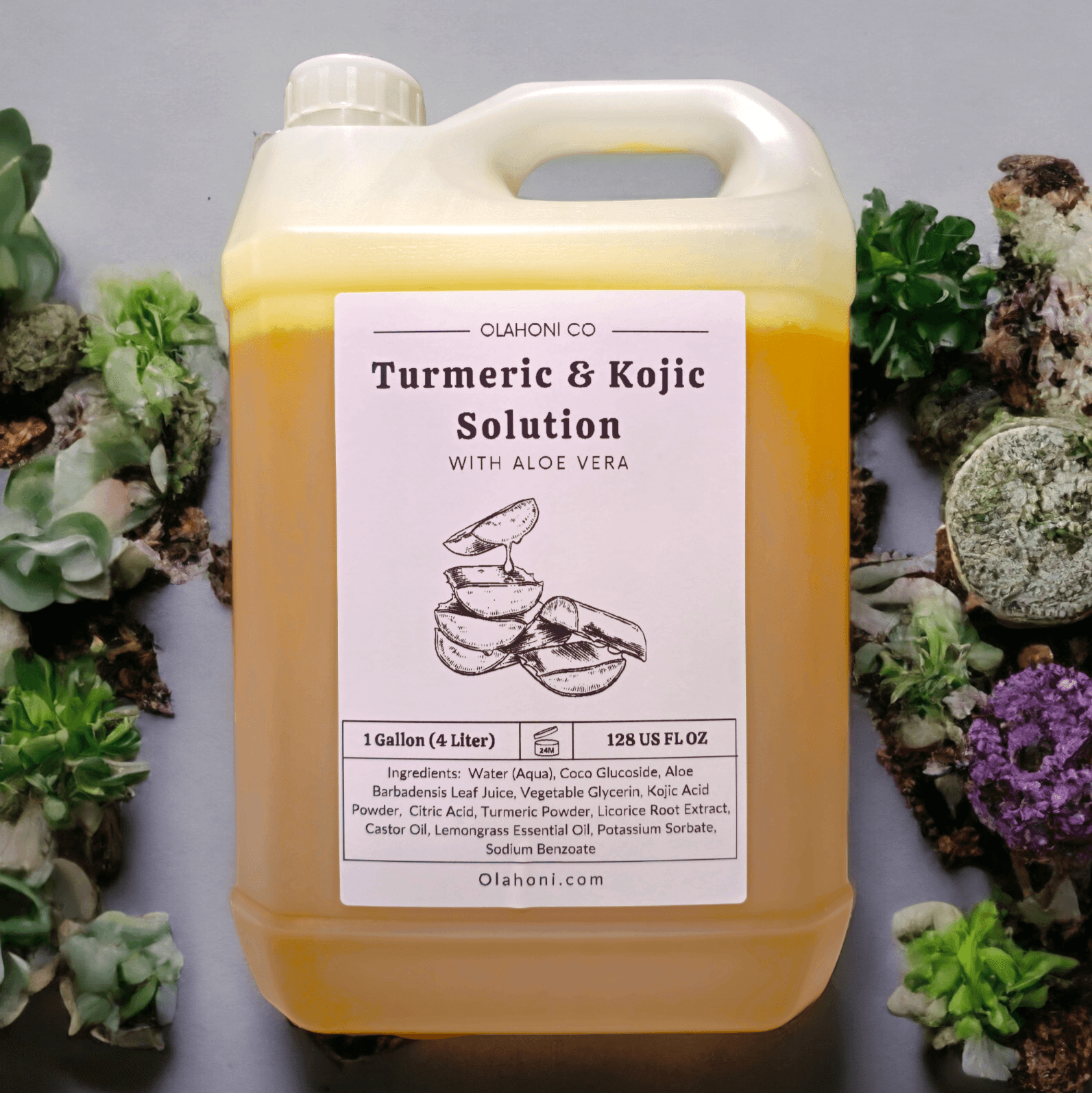 1 Gallon Turmeric & Kojic Solution – Olahoni Co