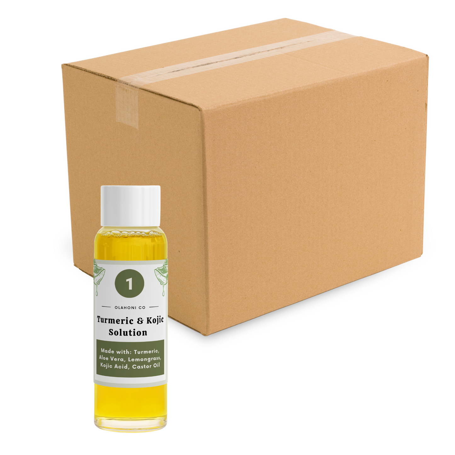 WHOLESALE (3.4 oz) Turmeric & Kojic Acid Liquid Solution (42 Units)